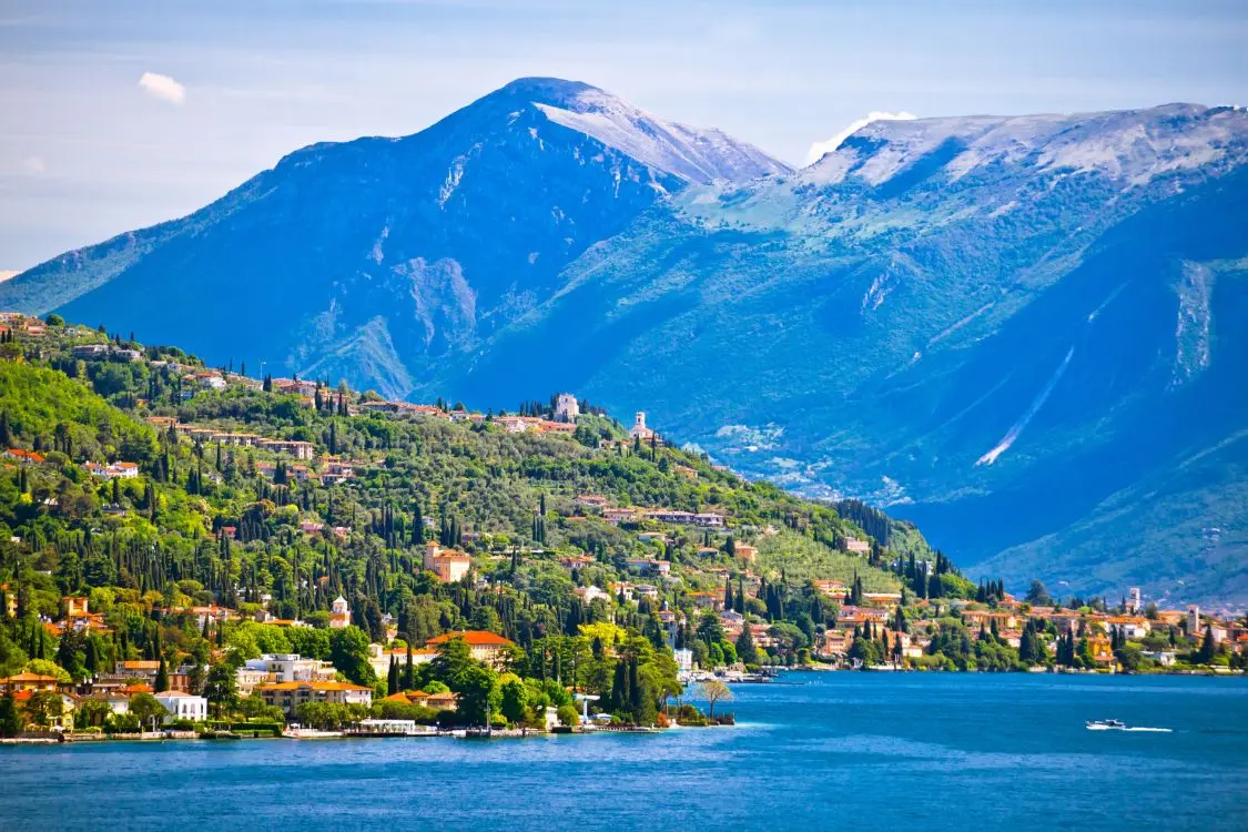 View of Lake Garda near Gardone Riviera