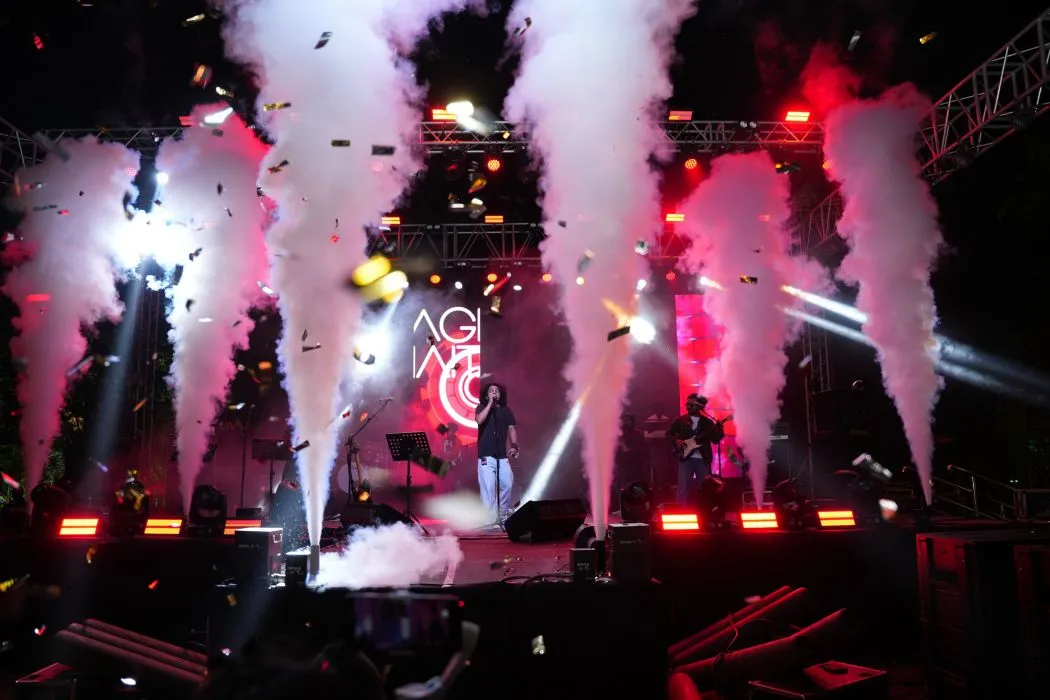 An evening concert open space